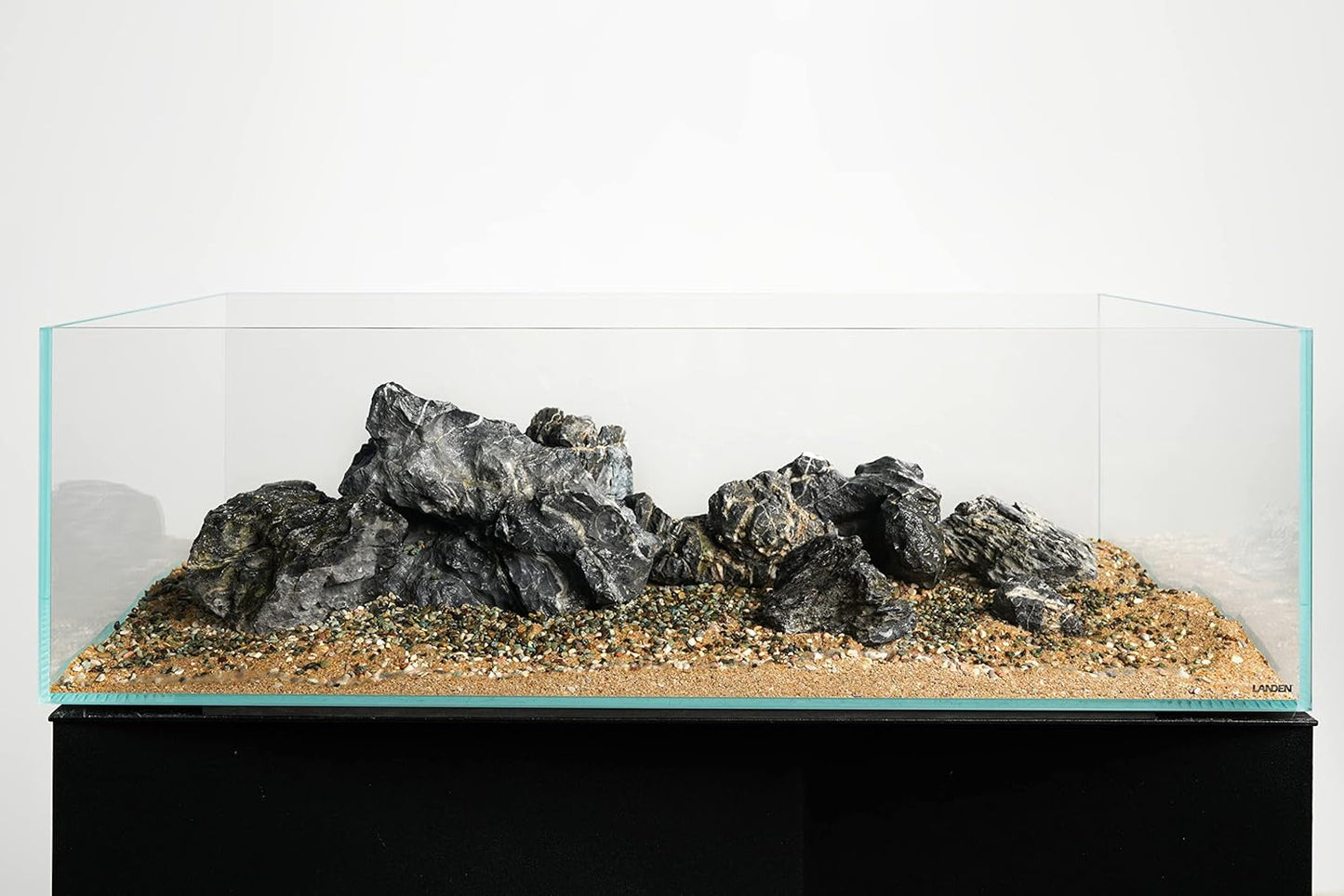 LANDEN Seiryu Stones Natural Rocks (17lbs, 3~11 inches,7-8pcs) for Aquarium, Paludarium, Terrariums, Landscaping Rocks, Aquascaping