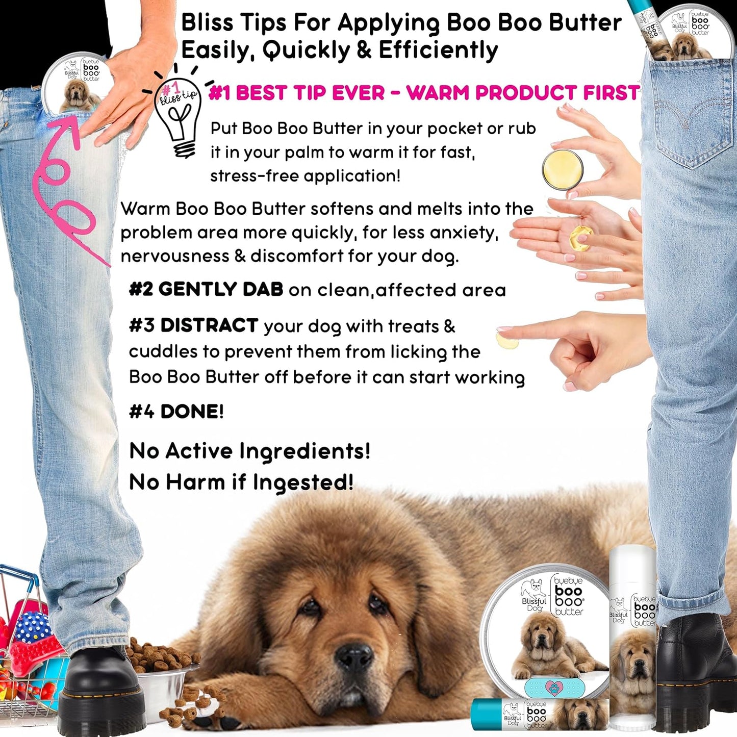 Tibetan Mastiff Boo Boo Butter, 1-Ounce