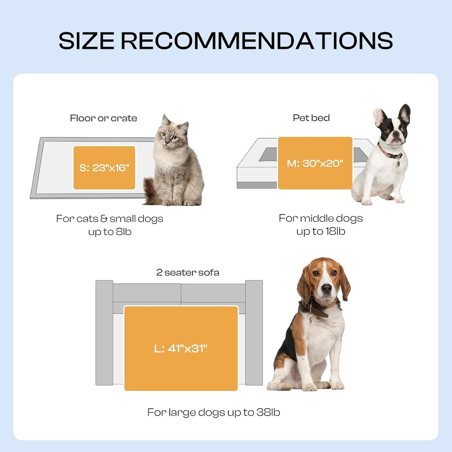 Luciphia 1 Pack 3 Calming Dog Blanket Fluffy Premium Fleece Pet Blankets Soft Sherpa Throw for Dogs Puppy Cat Beige/Pink/HazeBlue Medium (30" x20")