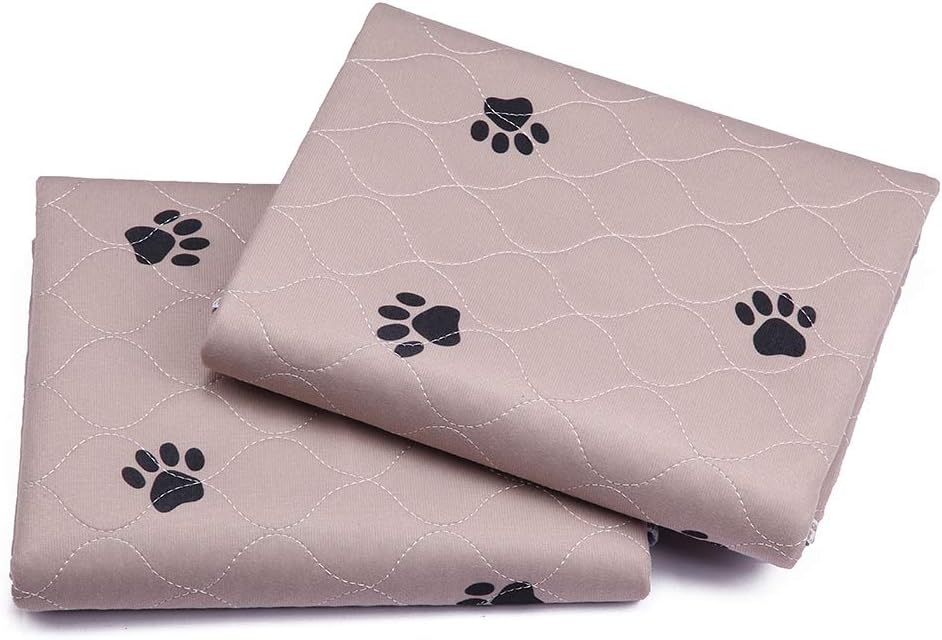 Washable Dog Pee Pads with Puppy Grooming Gloves,Puppy Pads,Reusable Pet Training Pads,Waterproof Pet Pads for Dog Bed Mat,Super Absorbing Whelping Pads