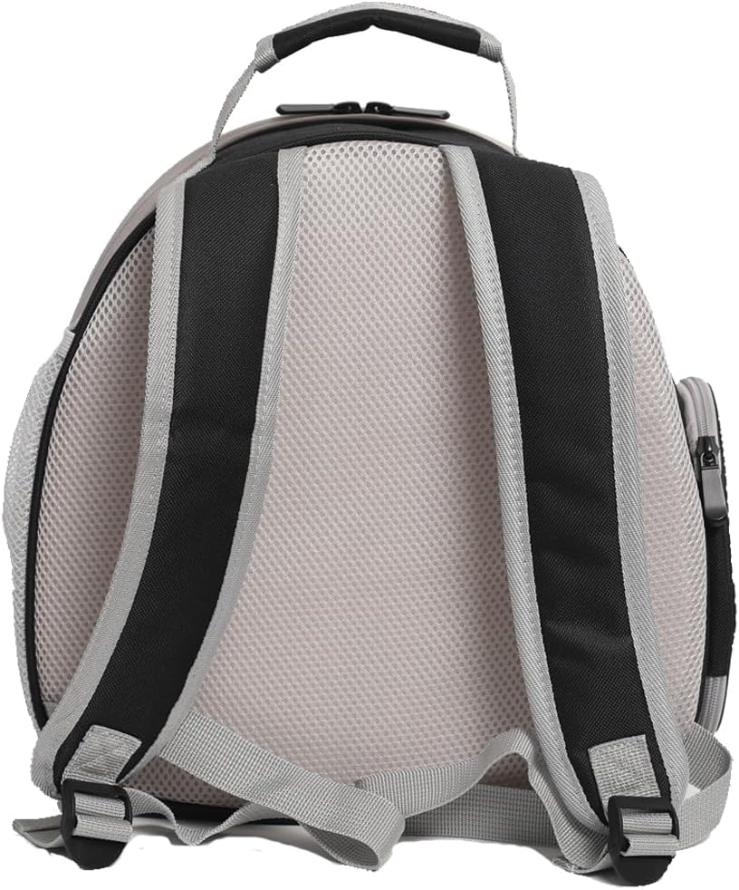 Small Animal Travel Carrier Backpack Design for Guinea Pig,Portable Bearded Dragon Bag for Sugar Glider,Hedgehog,Rat,Bunny,Rat (Black, Backpack)
