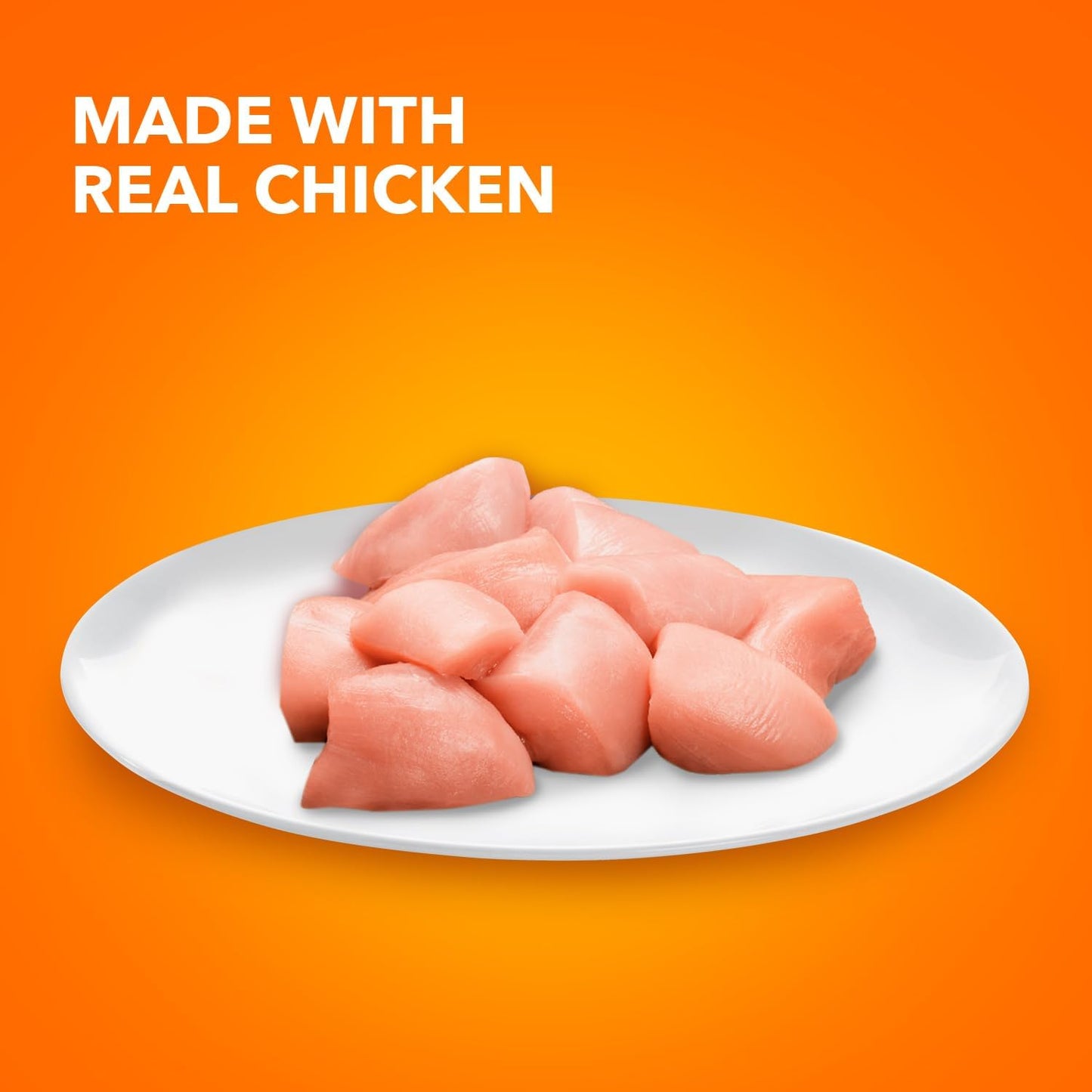 IAMS Perfect Portions Healthy Adult Grain Free Wet Cat Food Pate, Chicken Recipe, 2.6 oz. Easy Peel Twin-Pack Trays (24 Count, 48 Servings)