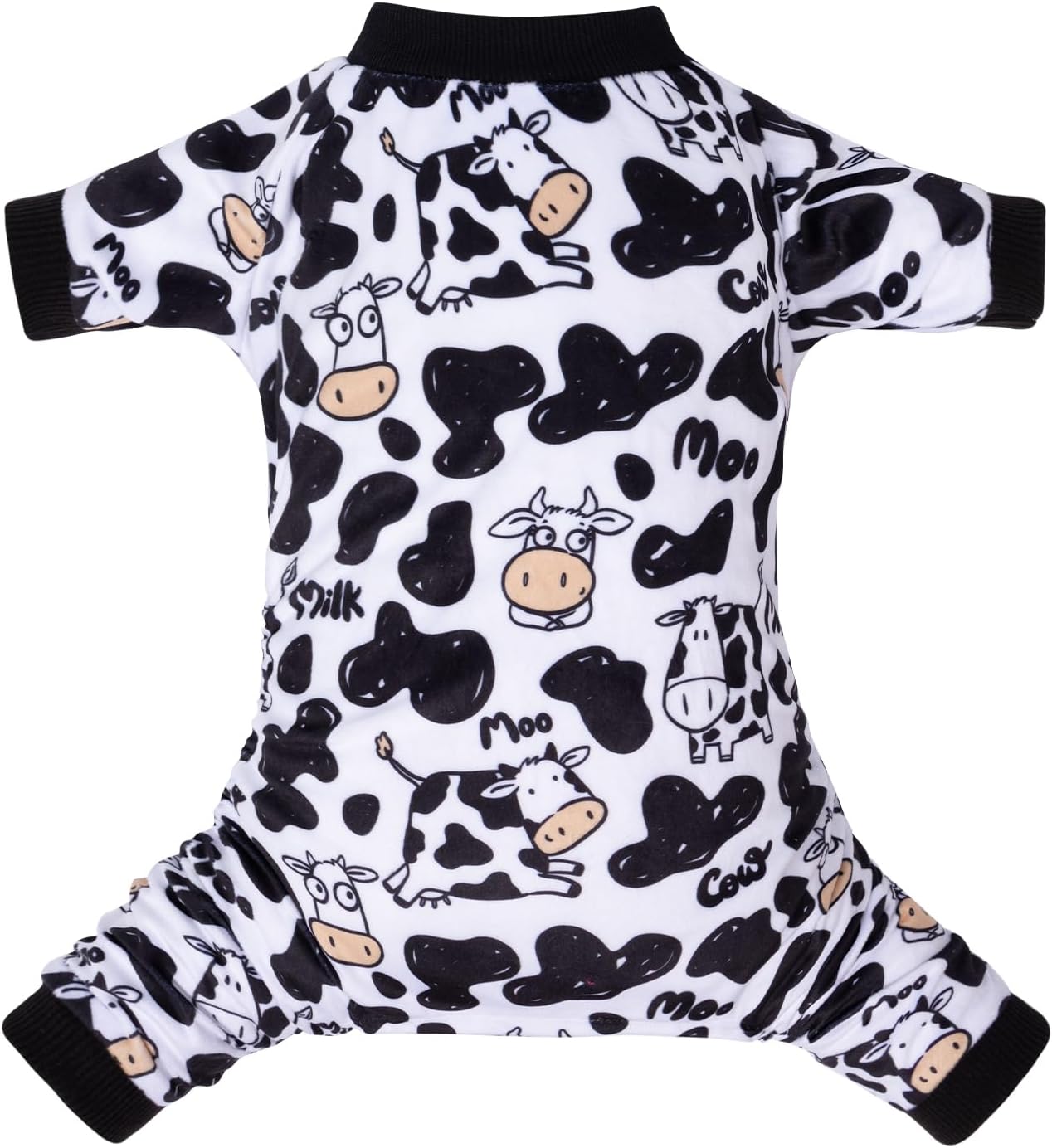 CuteBone Dog Halloween Pajamas Puppy Onesies Small Dogs Soft Pjs Coat Cat Apparel Comfy Pet Christmas Clothes Outfit Doggie Bodysuit P281M