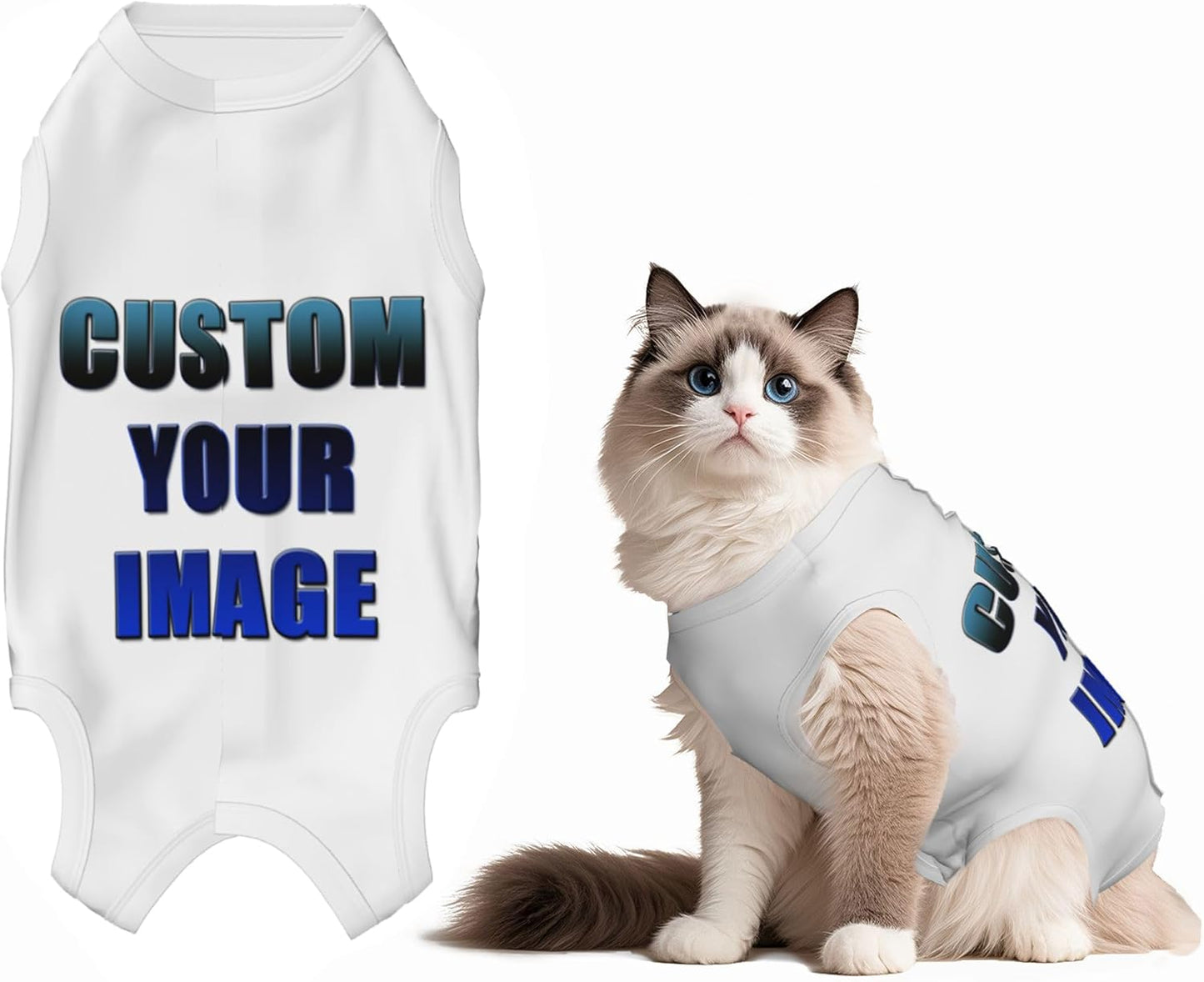 Personalized Cat Surgery Recovery Suits Female Cat Spay Suit Clothes for Little Animals