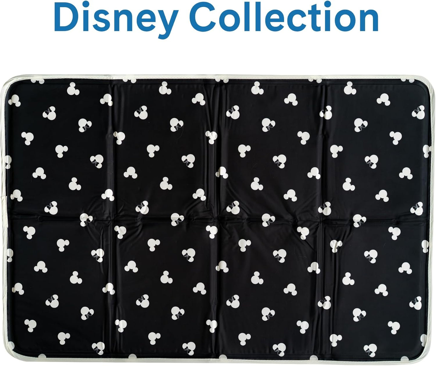 The Green Pet Shop Cool Pet Pad - Large, Disney’s Mickey & Minnie Mouse - Self-Cooling, Pressure Activated Mat for Dogs & Cats from 46-80 lbs - Non-Toxic Gel, No Water Needed