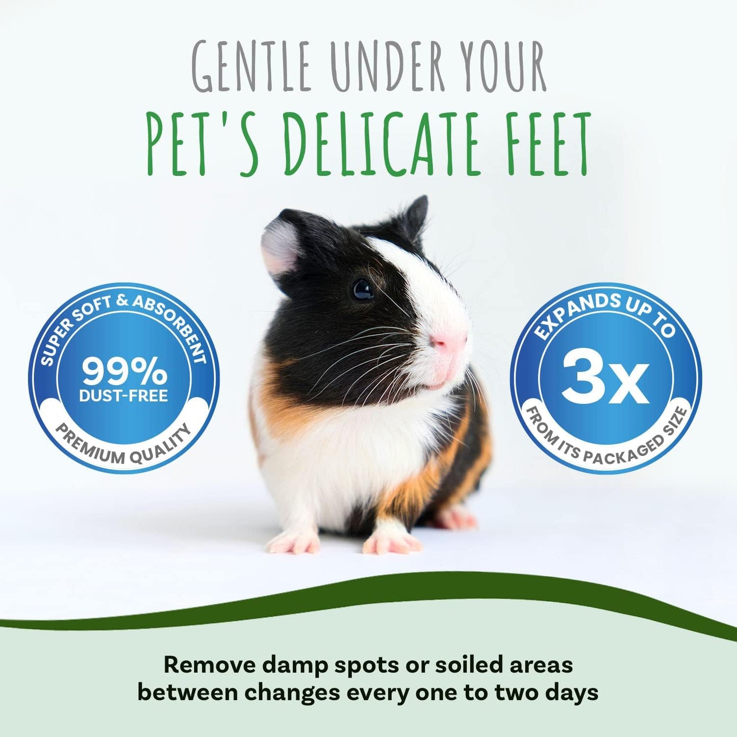 Small Pet Select Premium Small Animal Bedding, Natural Soft Paper Bedding for Small Indoor and Outdoor Pets, Made in USA, Jumbo Size 178 L Pack