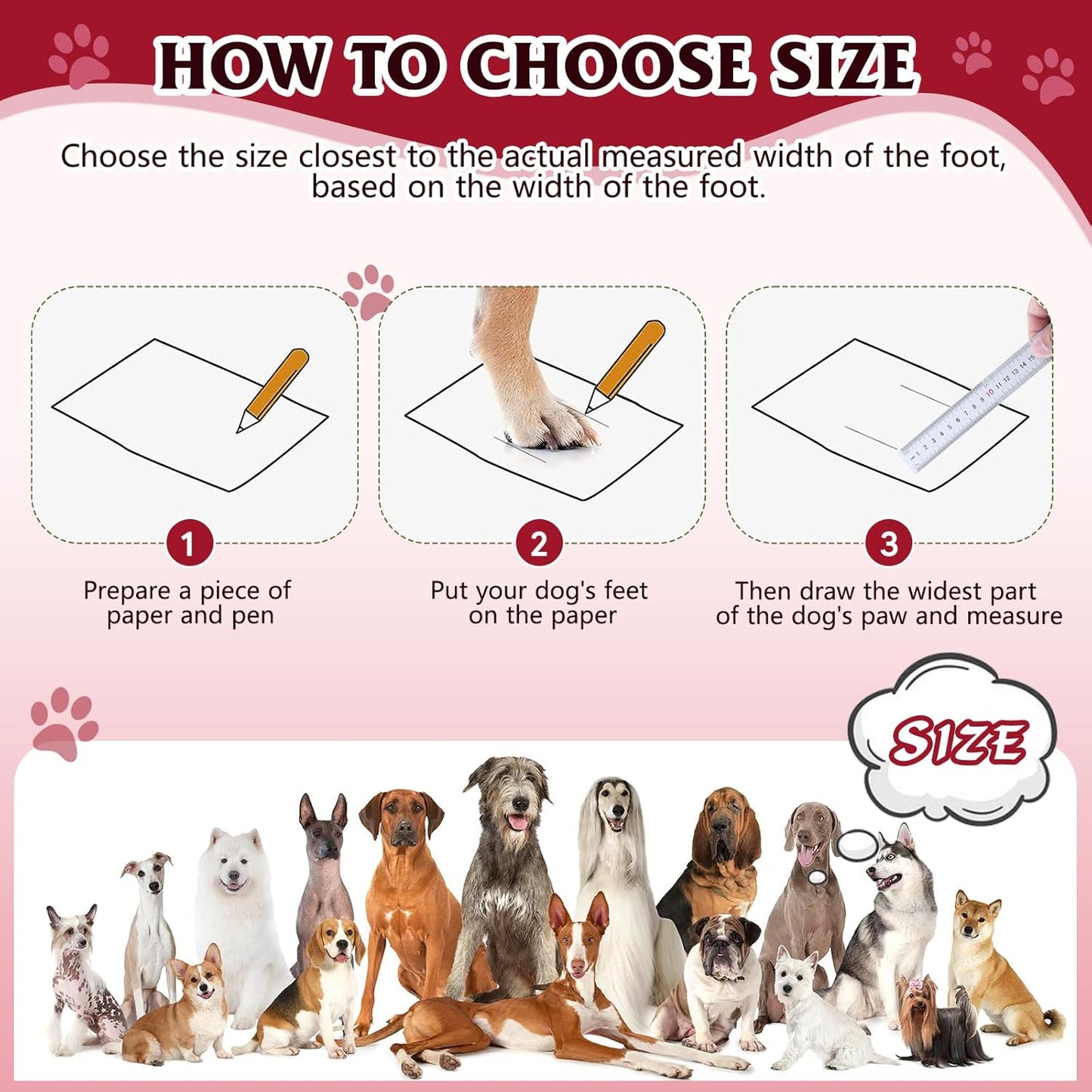 Dog Shoes for Large Medium Small Dog, Mesh Breathable Dog Shoes for Hot Pavement, Anti-Slip Dogs Boots Paw Protectors with Reflective for Outdoor Walking Indoor Hardfloors (Size 7)