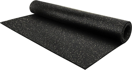 Flooring Inc's 1/4" Thick Tough Rubber Flooring Roll | Flexible Recycled Rubber Floor Mats for Home Gym | Heavy Duty Rubber Mat for Home Gyms, Sheds, Horse Stall Mat or Trailer