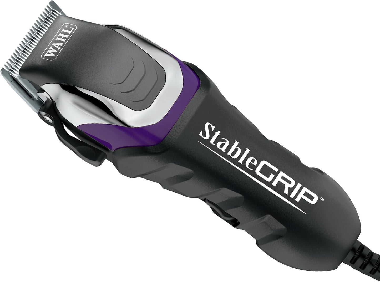 Wahl Pro Animal Stable Grip - Comprehensive Equine Grooming Kit - Light Body Clipping - Trimming Face, Ears & Fetlocks - Stable Grip Clipper - Easy-to-Adjust Cutting Lengths - Long Power Cord