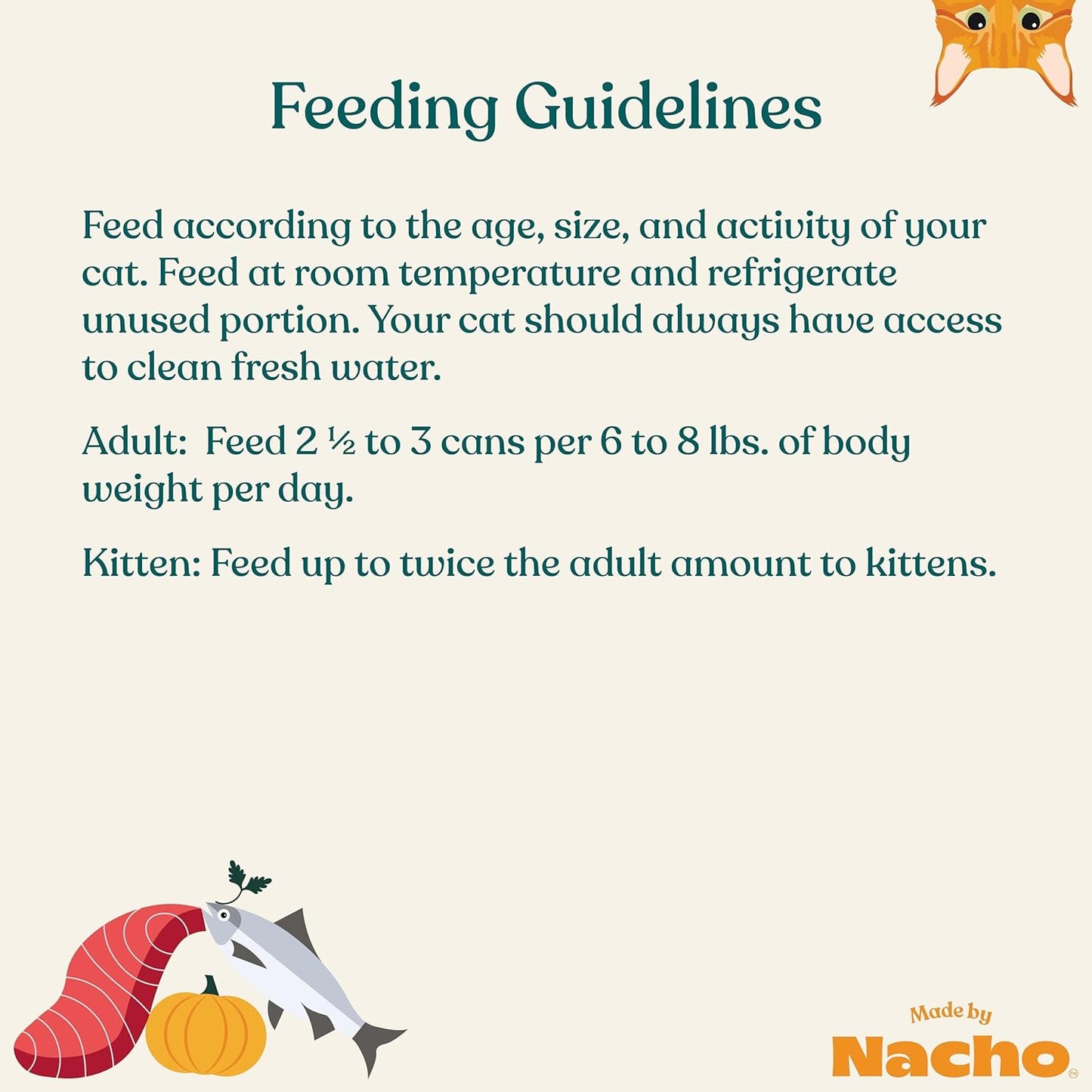 Made by Nacho Flaked Filets Recipe in Bone Broth, Grain-Free Chef's Selects Wet Food for Cats Balanced Diet in Naturally Hydrating Pumpkin-Infused Broth (3.0 oz (Pack of 12), Tuna & Sardine)