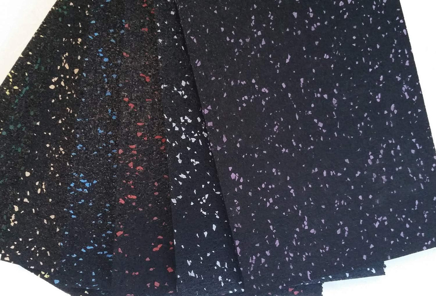 American Floor Mats 1/4in (7mm) Thick 10% Mocha 4' x 12' Heavy Duty Rubber Rolls, Protective Exercise Mats, Home Gym Rubber Flooring