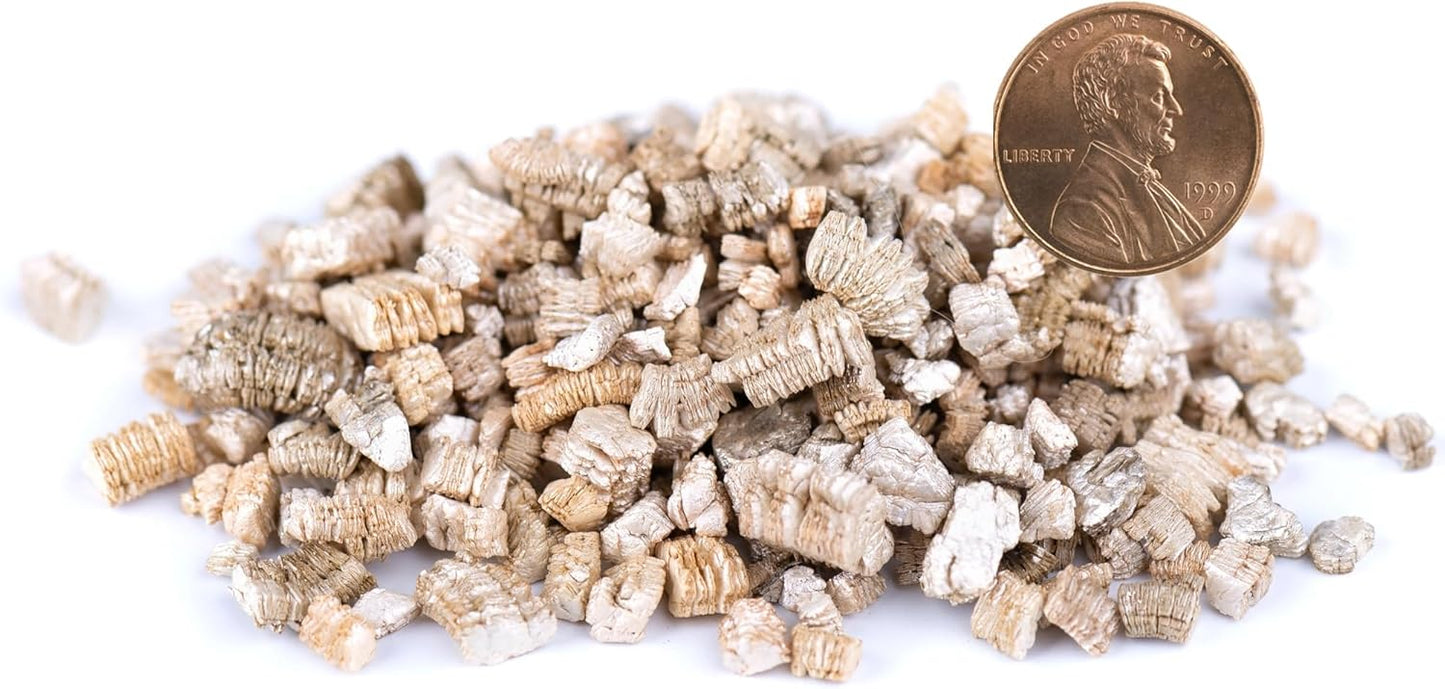 Organic Coarse Vermiculite for Indoor Gardening Plants and Mushrooms – Enhances Soil Aeration, Seed Germination, Rooting Cuttings – Small Packages and Bulk (Vermiculite Grade 4 – Coarse, 20 quarts)