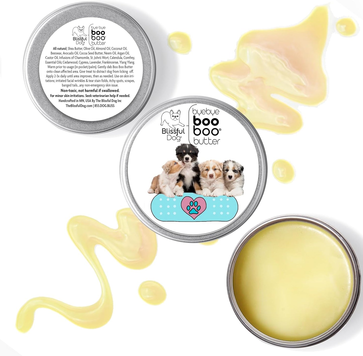 The Blissful Dog Australian Shepherd Boo Boo Butter, 16oz
