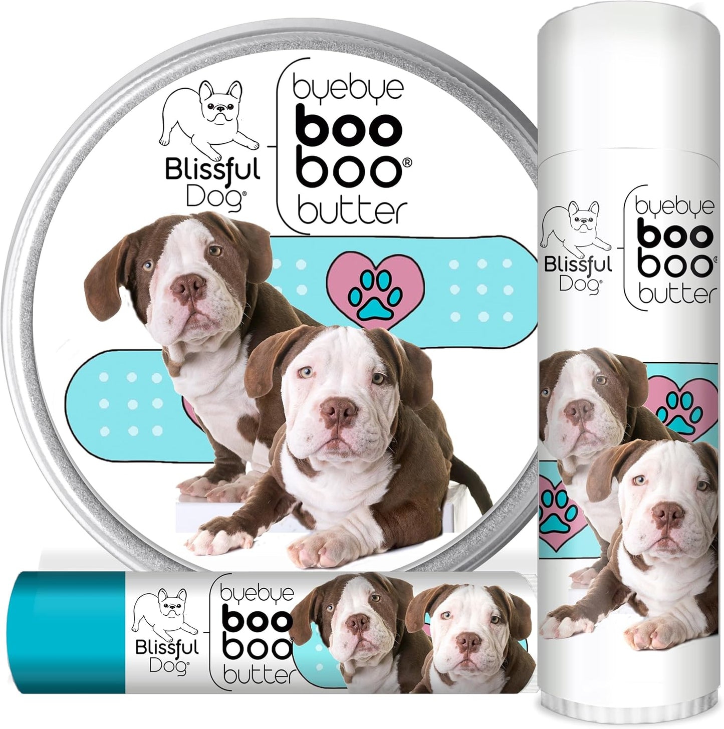The Blissful Dog 8 oz TIN American Bulldog Booboo Butter