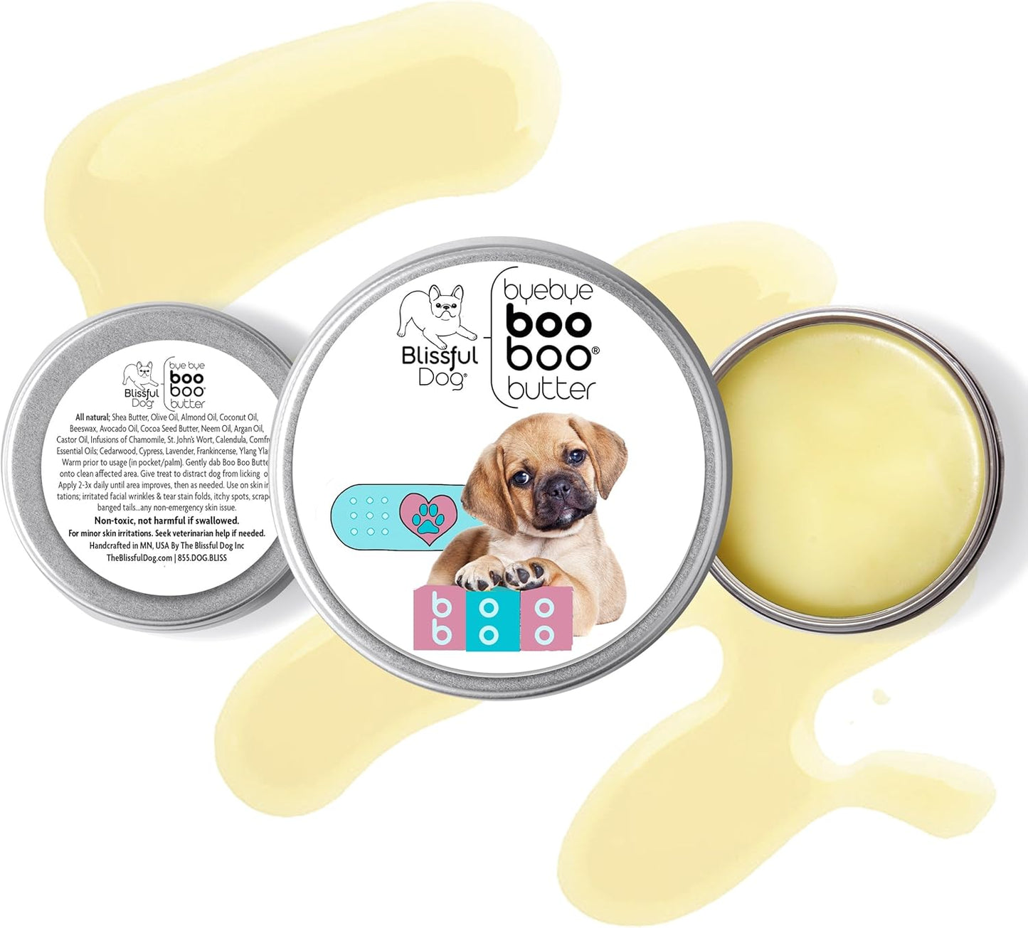 The Blissful Dog Puggle Boo Boo Butter, 2-Ounce