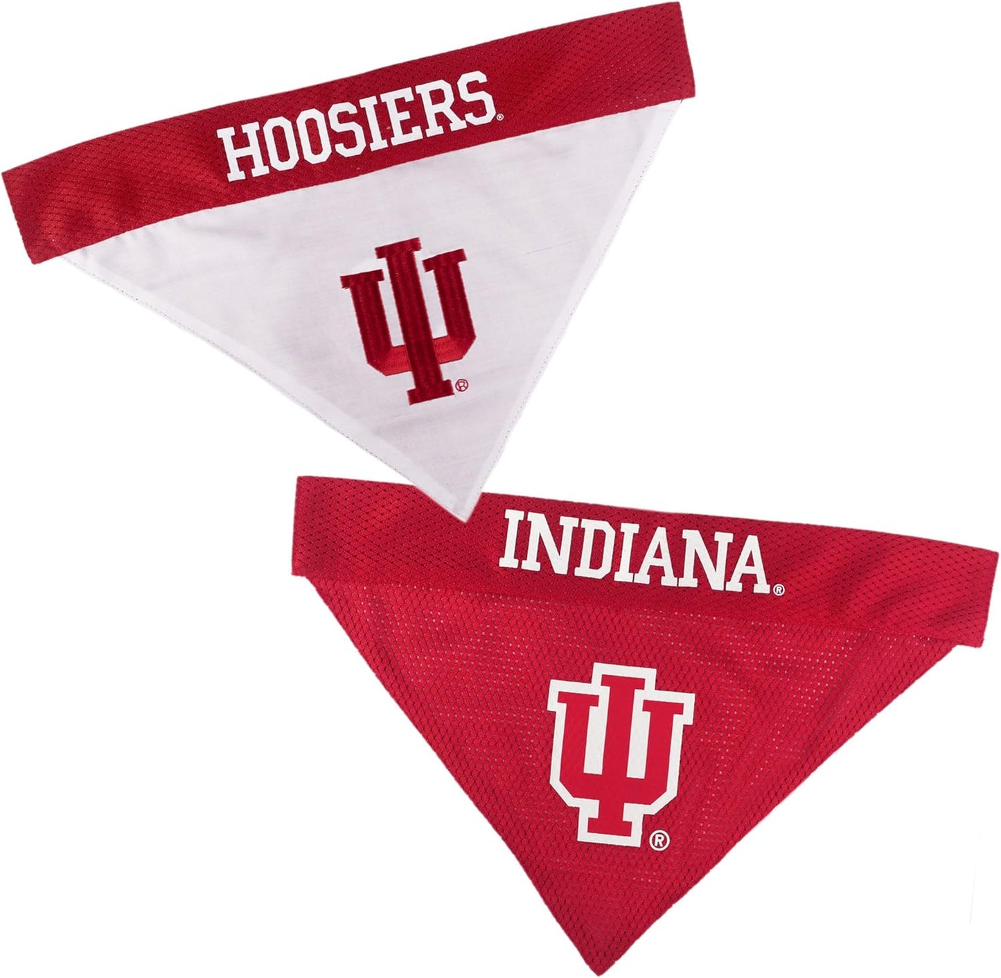 Pets First Collegiate Pet Accessories, Reversible Bandana, Indiana Hoosiers Size XX-Large
