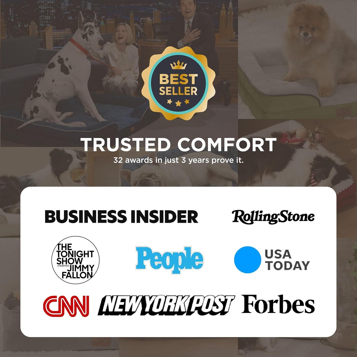 Bedsure XL Plus Orthopedic Dog Bed for Extra Large Dogs - Waterproof XLarge Dog Cat Bed, Comfort Dogs Couch Sofa with Washable Removable Cover, Pet Bed with Nonskid Bottom, Boreal Canopy Green, 48"