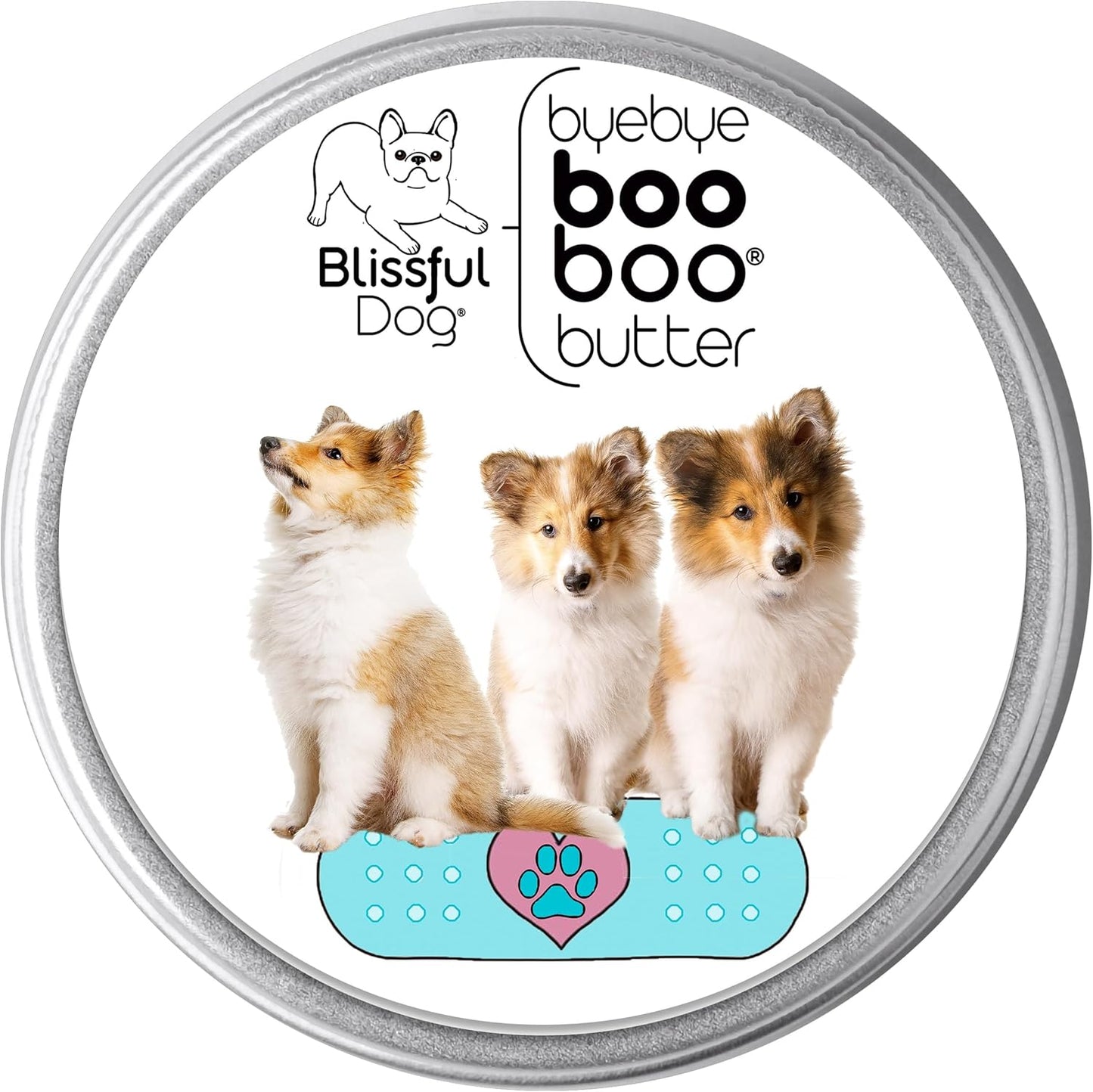 The Blissful Dog 1 oz TIN Shetland Sheepdog Booboo Butter