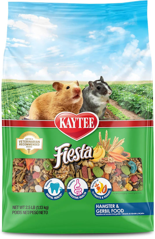 Kaytee Fiesta Hamster Gerbil, 2.5-Pound