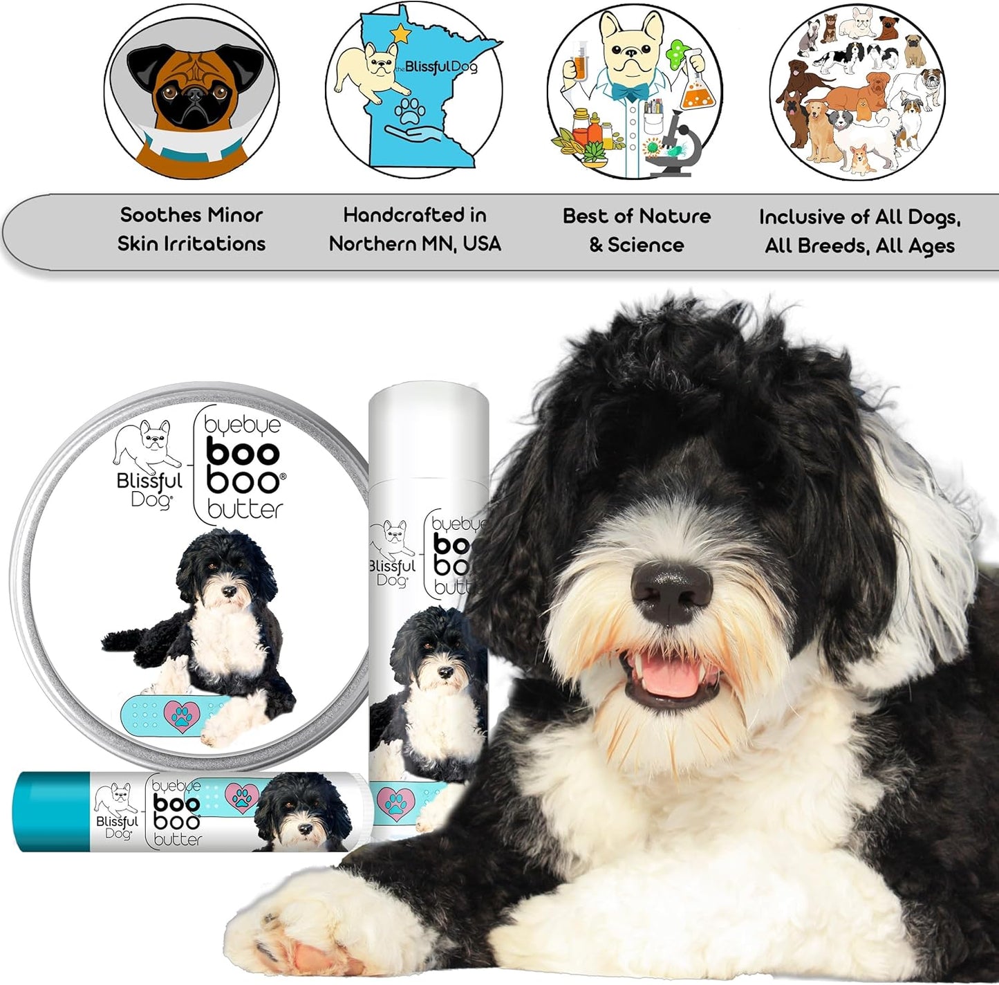 Portuguese Water Dog Boo Boo Butter, 4 oz
