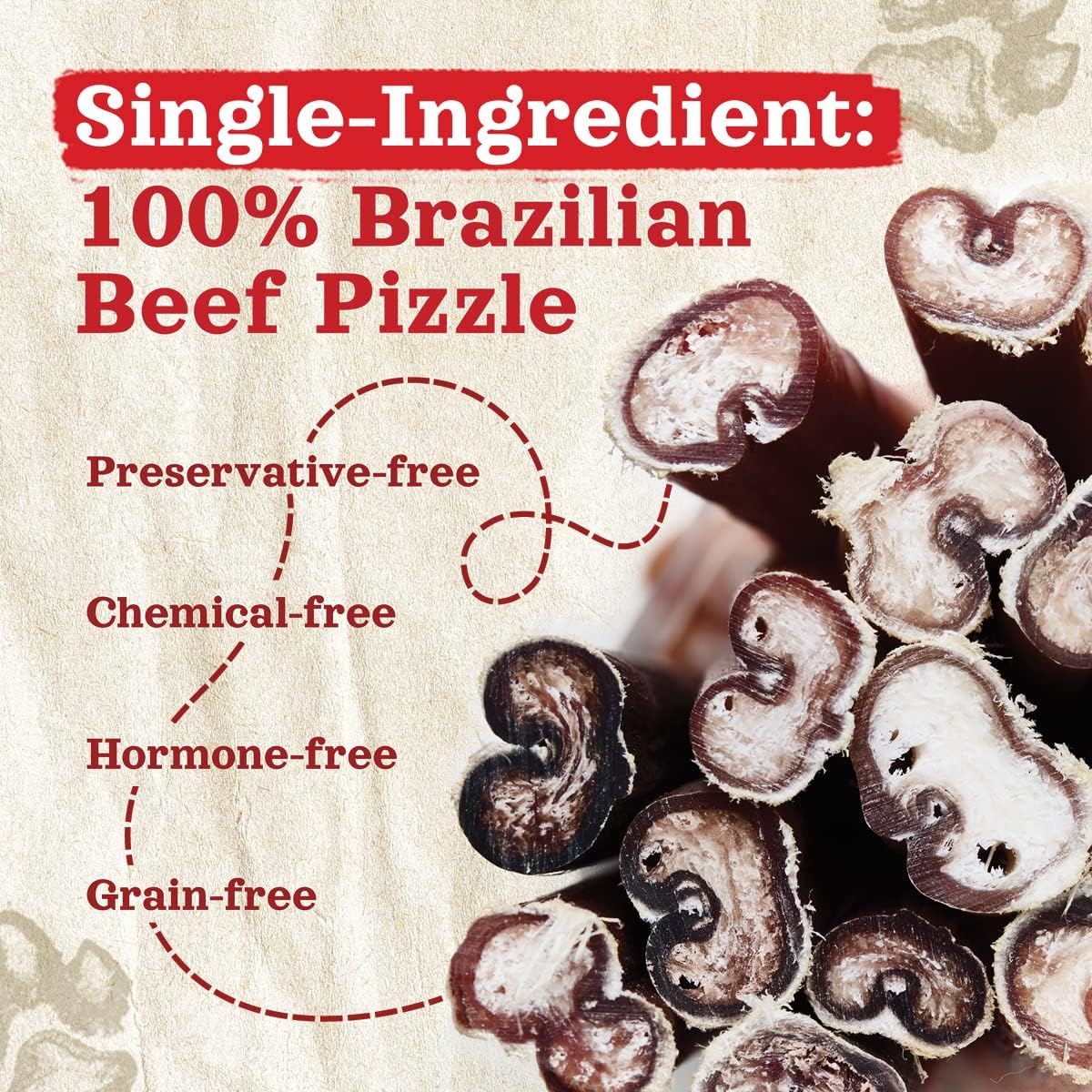 Natural Farm Odor-Free Bully Sticks (4-8”, 8oz) All-Natural Long-Lasting Chews, 100% Beef Pizzle, Grass-Fed, Grain-Free, Hormone-Free, Protein for Muscle Development & Energy, Perfect for Medium Dogs