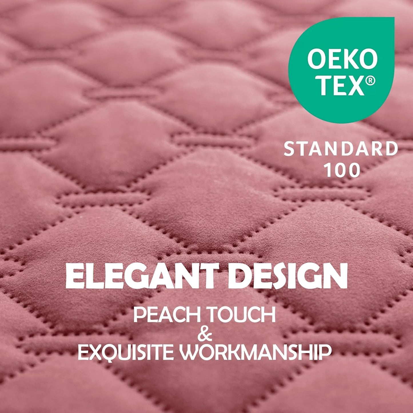 gogobunny 3X Stronger Waterproof Pet Blanket, Scratch Proof Furniture Protector for Dogs Cats, Reversible Cover 82x82 Inch, Dark Pink/Light Pink