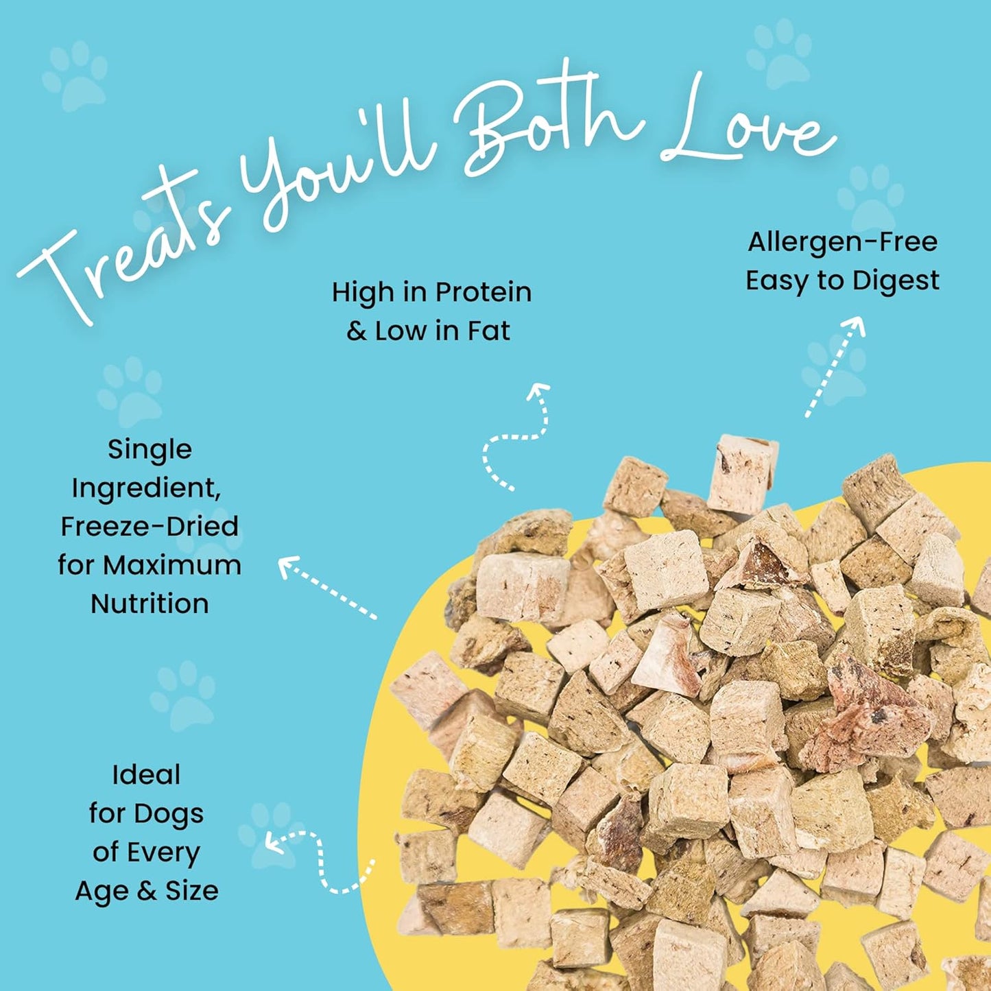 hotspot pets Freeze Dried Beef Liver Treats for Cats & Dogs - 1LB Big Bag- Made in USA,Single Ingredient, All Natural Grain-Free Beef Liver- Perfect for Training, Topper or Reward Snack