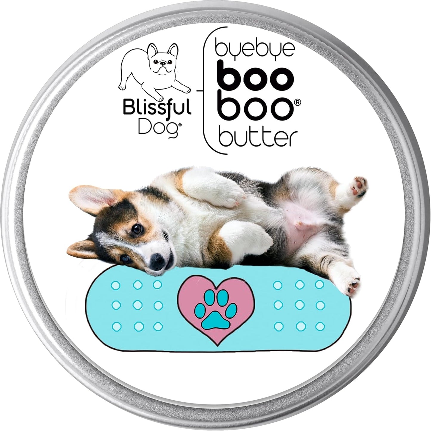 The Blissful Dog 4 oz TIN Corgi Booboo Butter