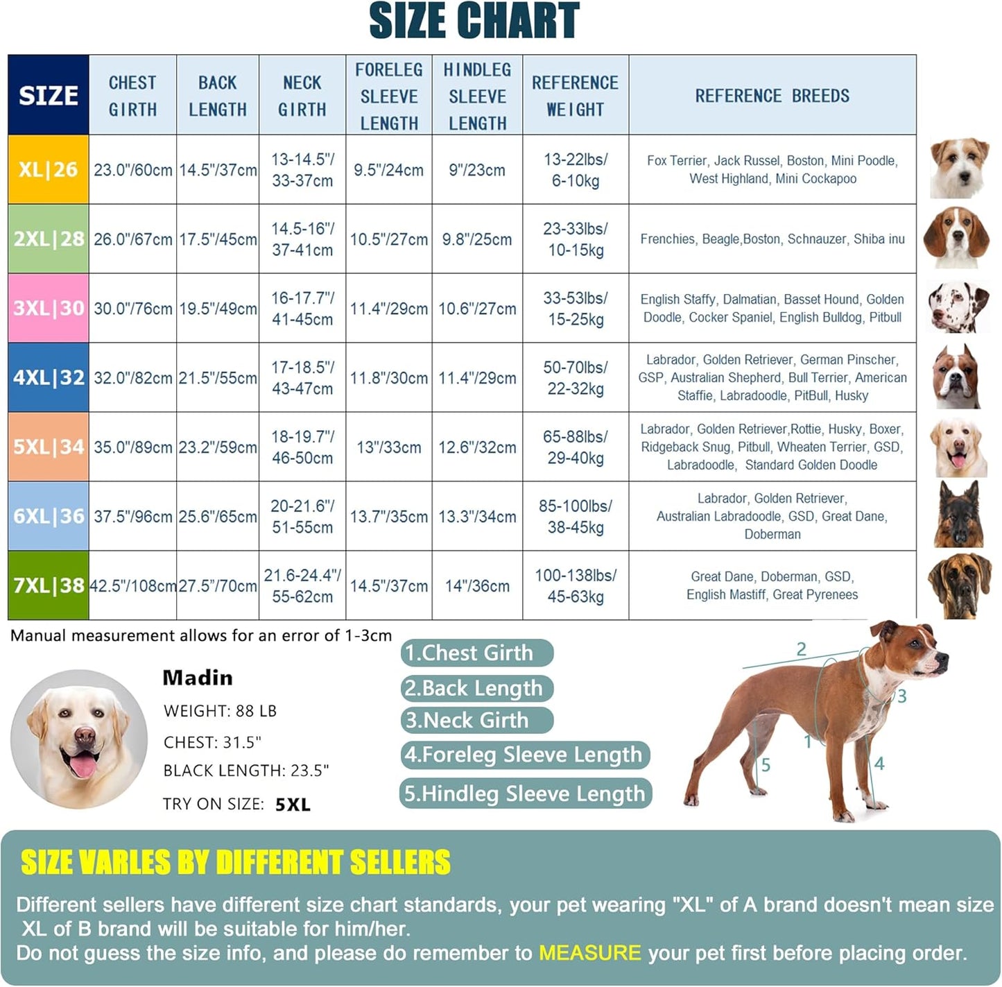 Yeapeeto Dog Onesie Surgery Recovery Suit for Large Medium Bodysuit Dogs Pajamas PJS Full Body for Shedding, Prevent Licking, Wound Protection, Cone Alternative (6XL, Camo)