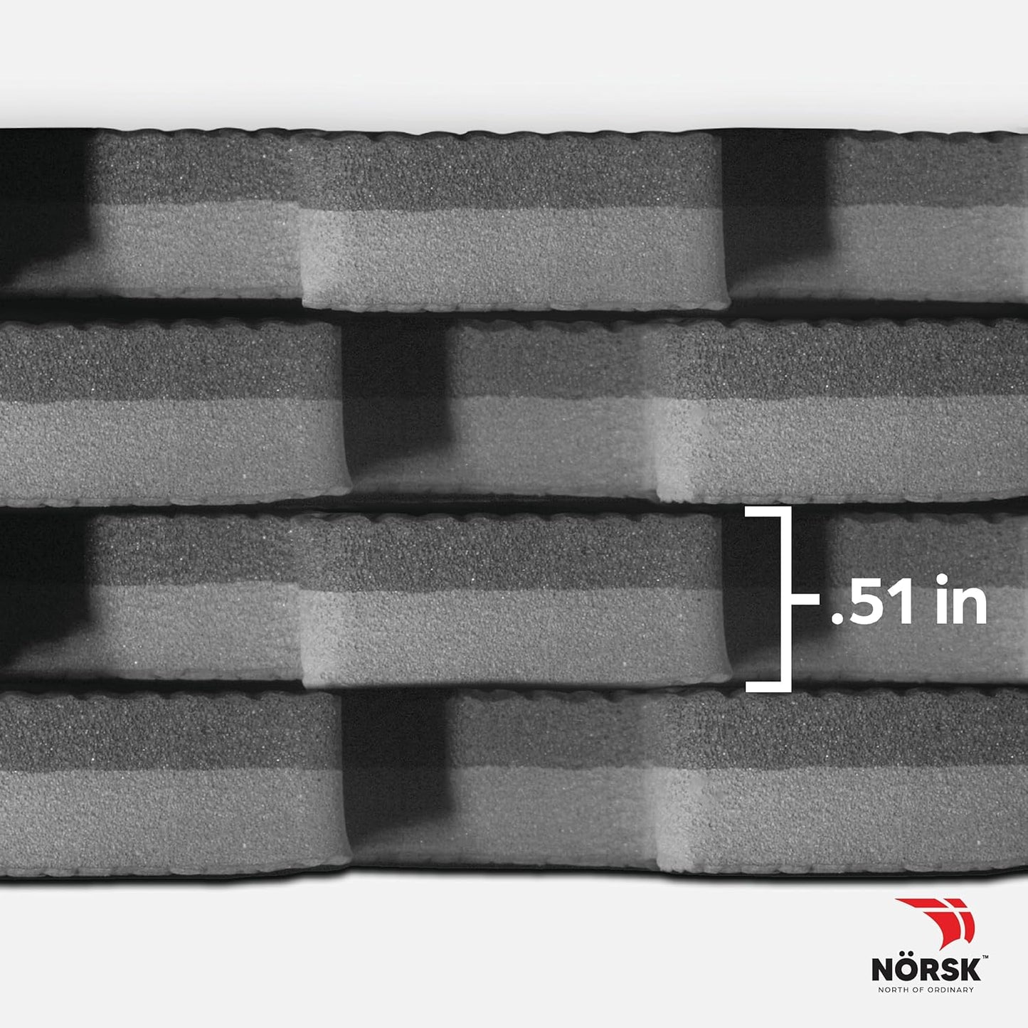 Norsk Multi-Purpose Reversible Floor Mats - EVA Interlocking Foam Tiles (Gray/Black 28 Tiles - 112 sq. Ft. 1/2" Thick)