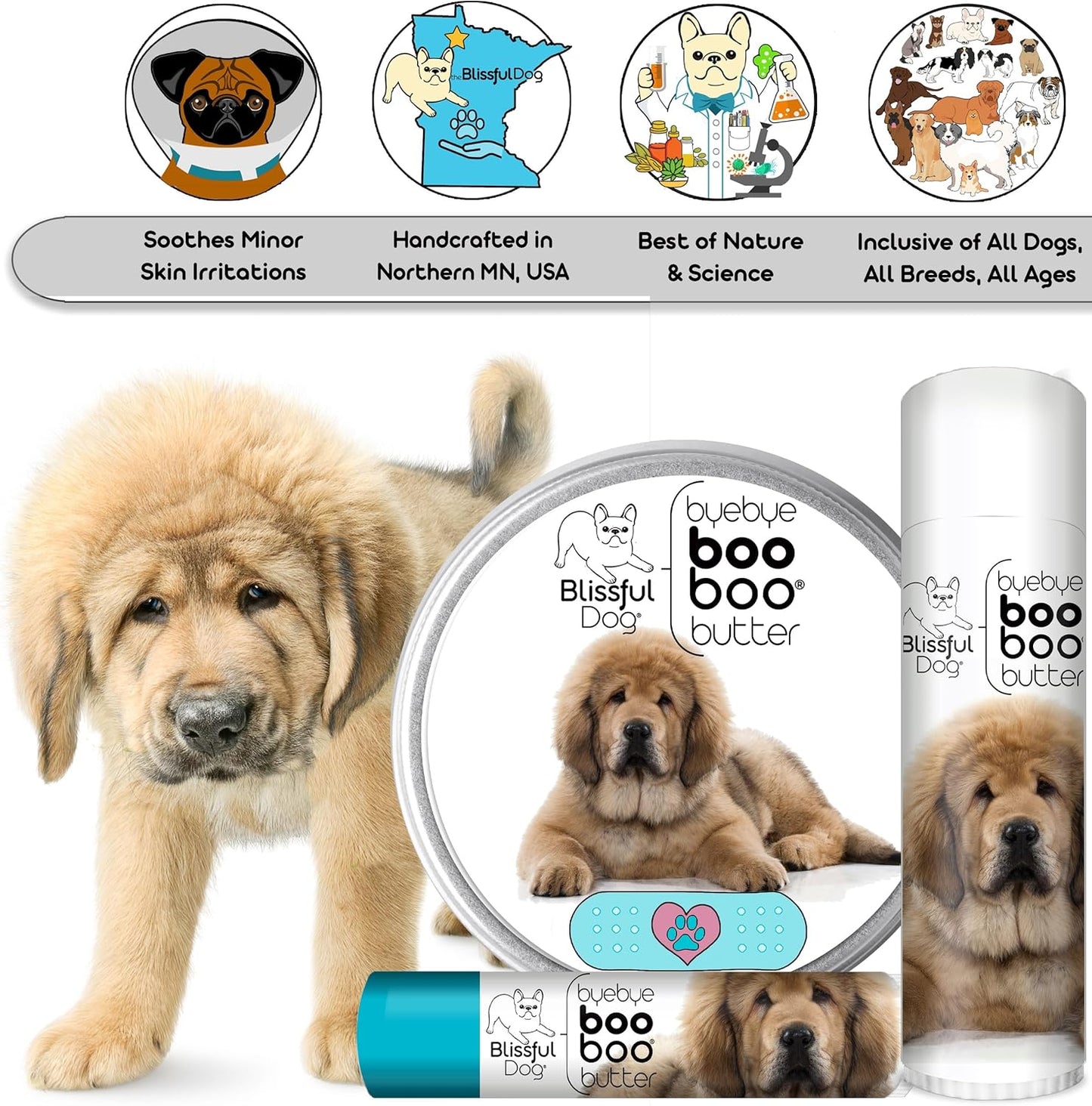 Tibetan Mastiff Boo Boo Butter, 0.15-Ounce